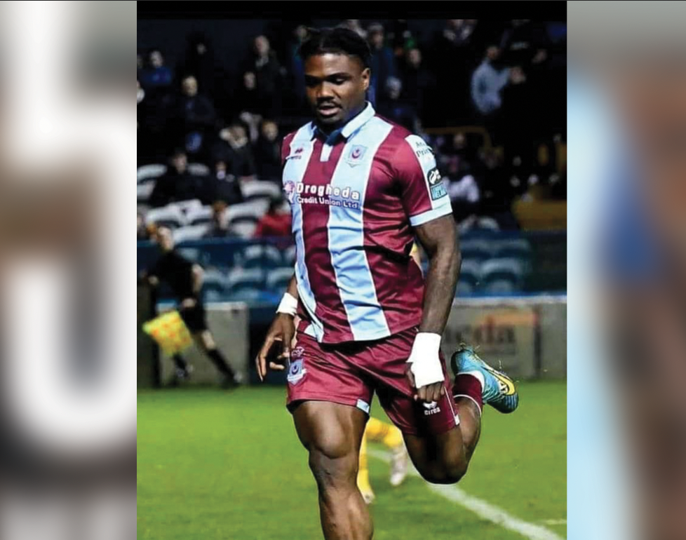 Frantz Pierrot participe au festival Drogheda Utd